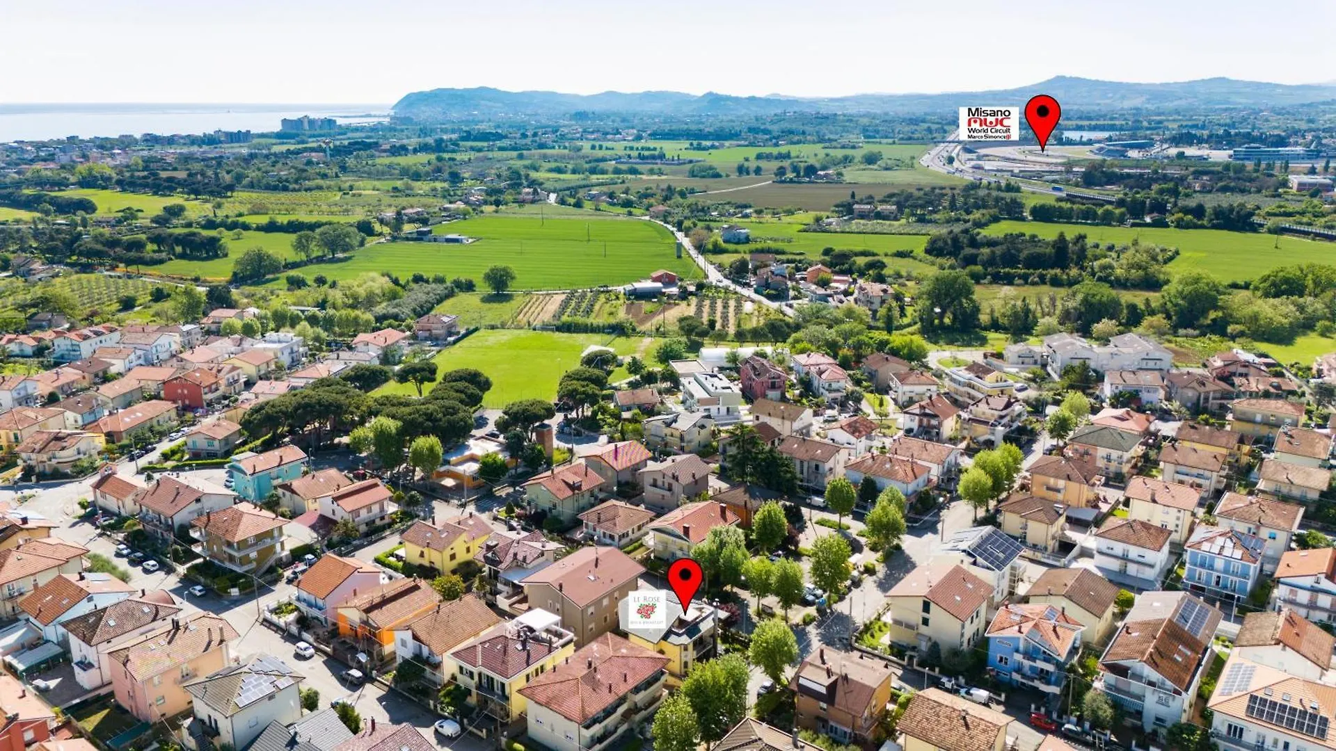Villa Le Rose - 5 Minuti Dal Mare E Misano World Circuit Misano Adriatico Bed & Breakfast